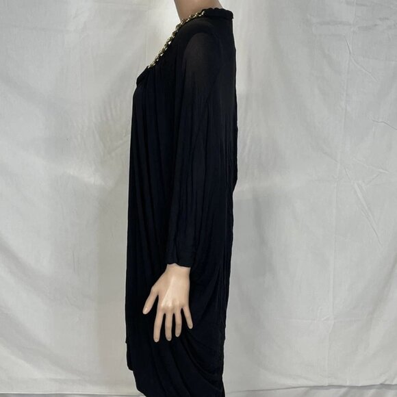 NEW ALEXANDER MCQUEEN Women's Dress Vintage Mid-length Silk Size 6 - Picture 7 of 8